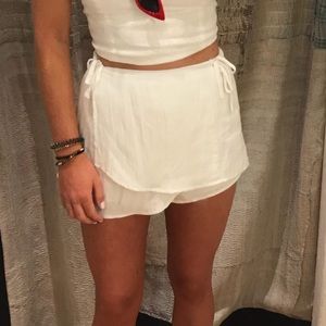 White skort